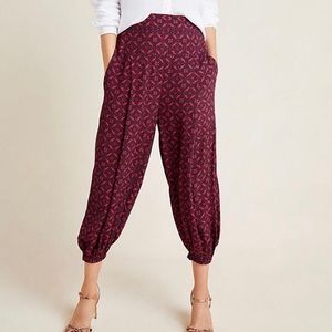 Anthropologie Printed Harem Pants